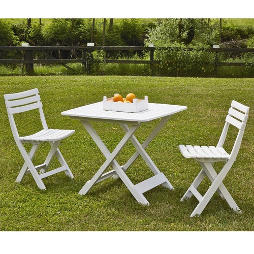 Folding table and - table, set