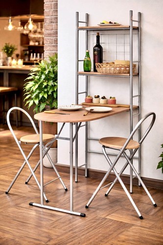 Folding dining table drop leaf - dining,