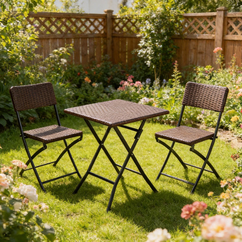 Folding camping table and - table,